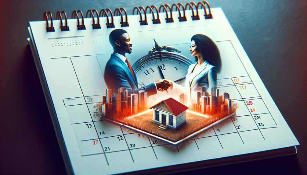 finalizing the contract s timeframe