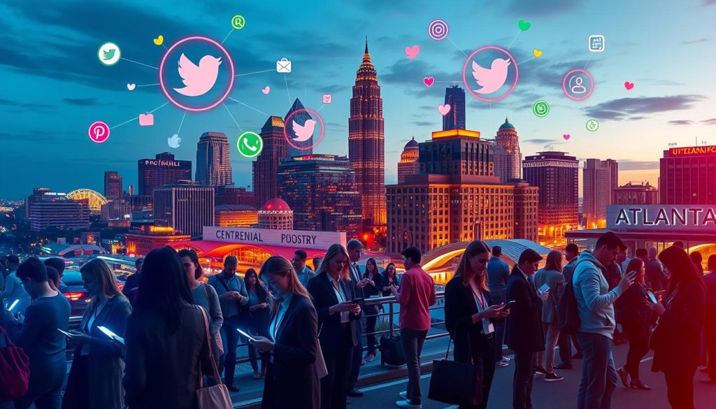 Social Media Engagement in Atlanta